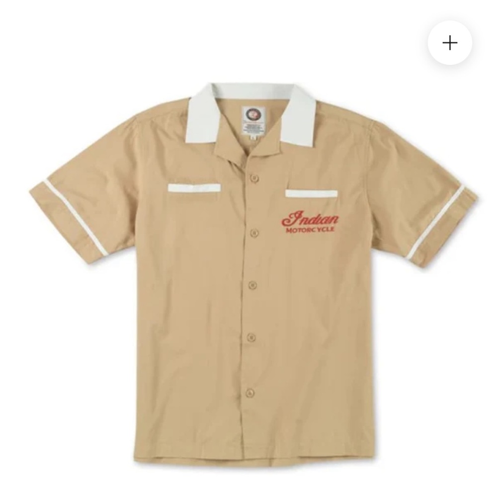 American Needle Lebowski Bowling Shirt in Khaki